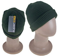 Gorro de Lã Verde Escuro